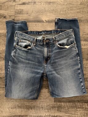 Classic Men's Blue Denim Jeans